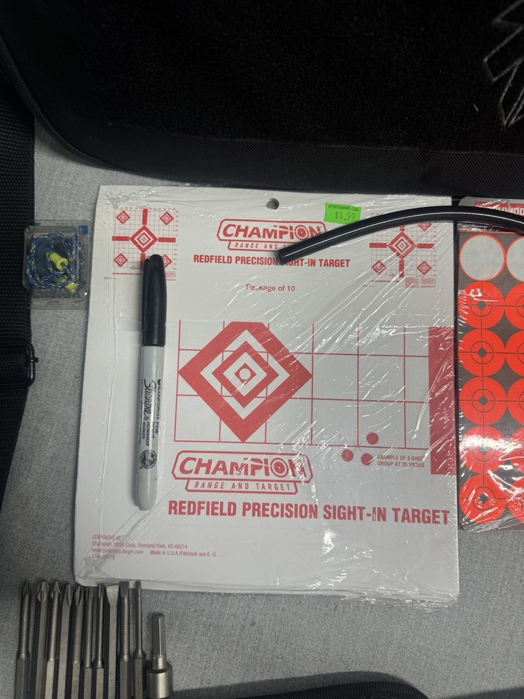 TACTICAL Gun Range Bag + Various Range Equipment Unknown Tools