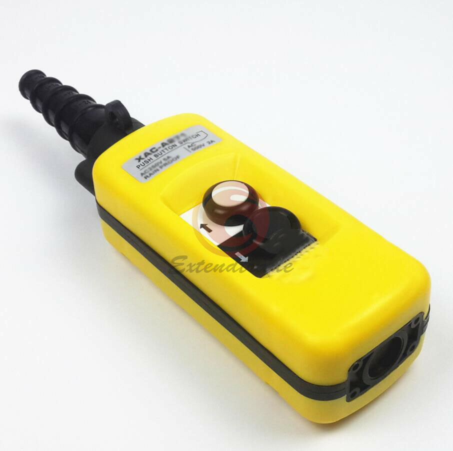 New 1PC Pendant Control Stations Crane XAC-A281 2 Pushbutton Switch AC250V 5A