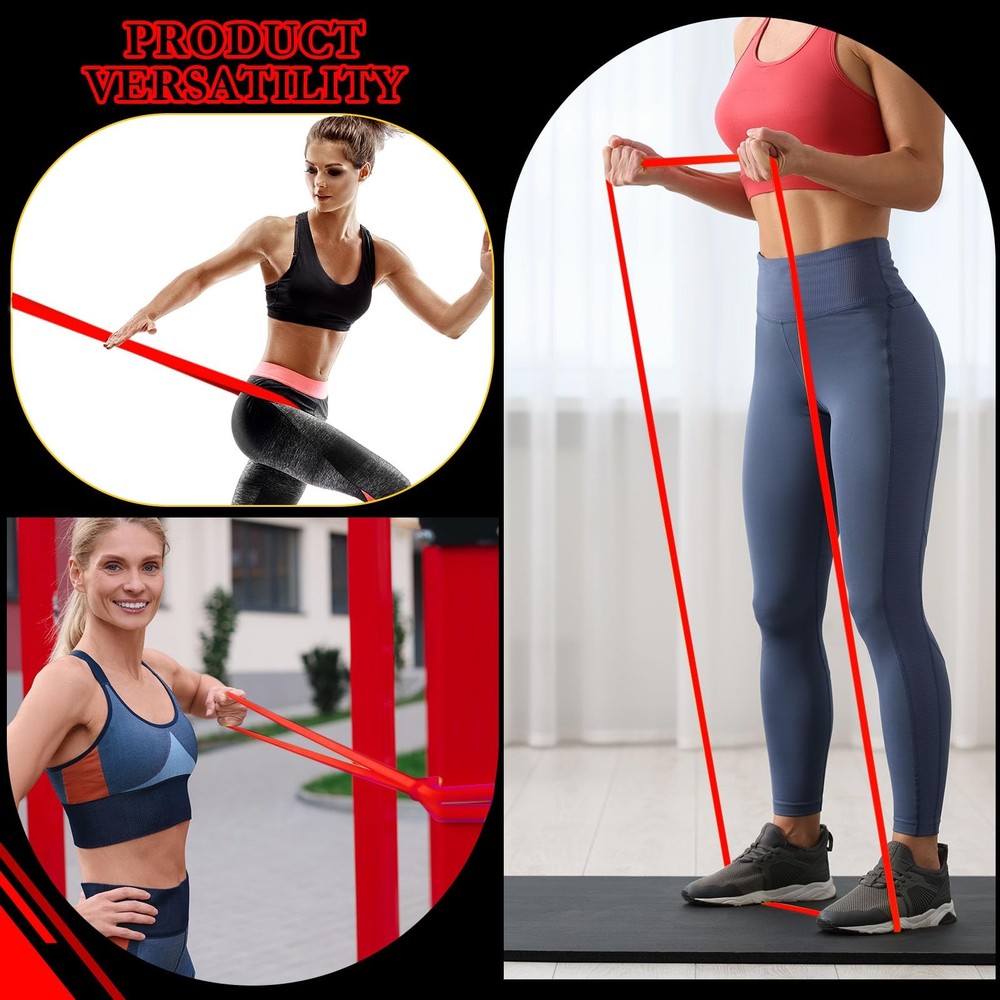 8 Pcs Resistance Bands 15-35 Lbs Pull up Assistance Bands Exercise Workout fo...