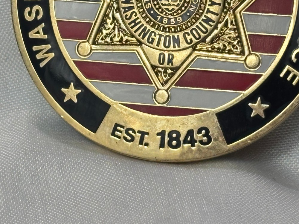 Washington County Sheriff's Office Challenge Coin Honor Guard