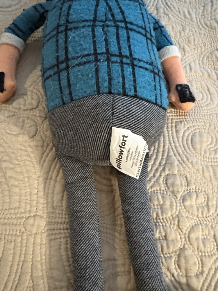 Pillowfort Lumberjack Doll/Plush 20”