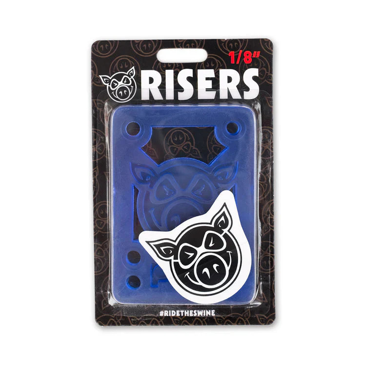 PIG 1/8" HARD RISERS BLUE