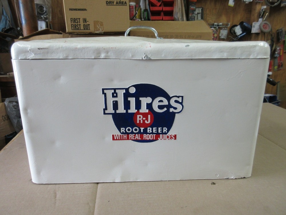 Vintage Hires Root Beer Cooler With Drain