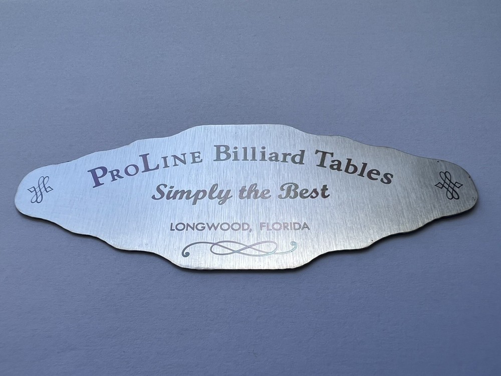 Replacement Proline Pool Table End Rail Plate