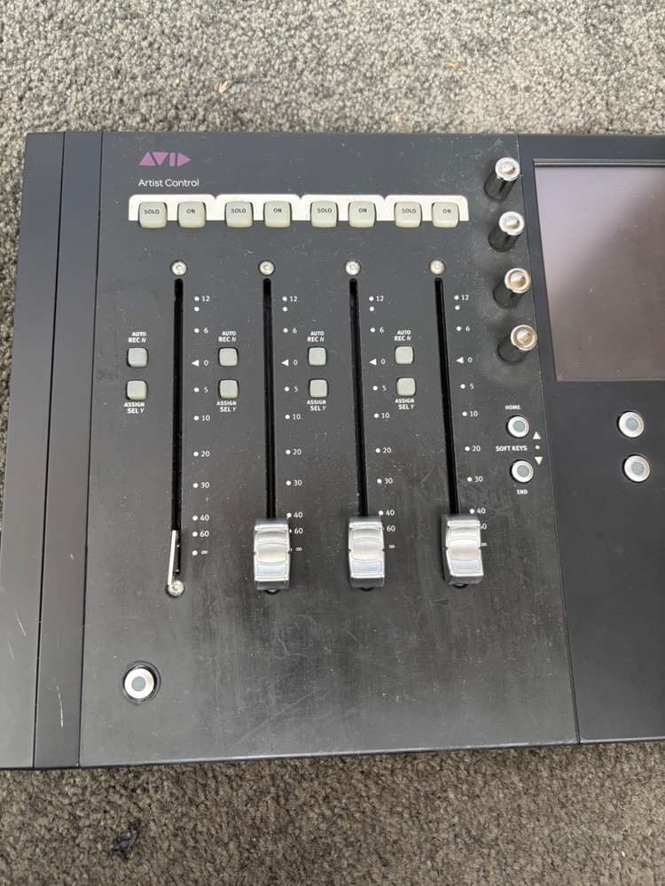 Avid Artist Control EuCon Control Surface Touch Screen with Faders UNTESTED