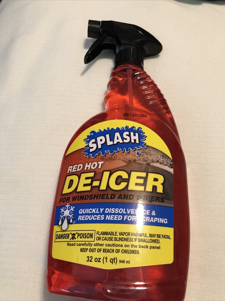 SPLASH Red Hot De-icer Windshield Trigger Spray 32 Ounces