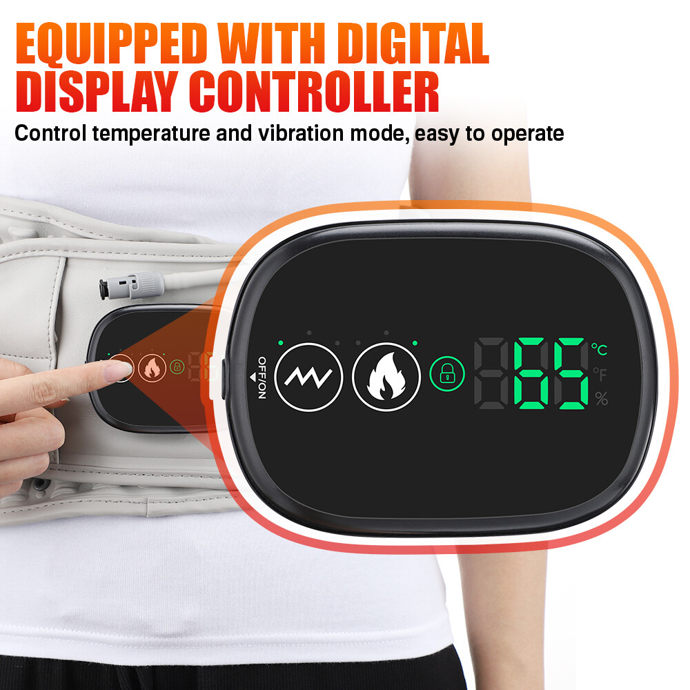 Heating Massage Decompression Belt Lumbar Support for Lower Back Pain Relief