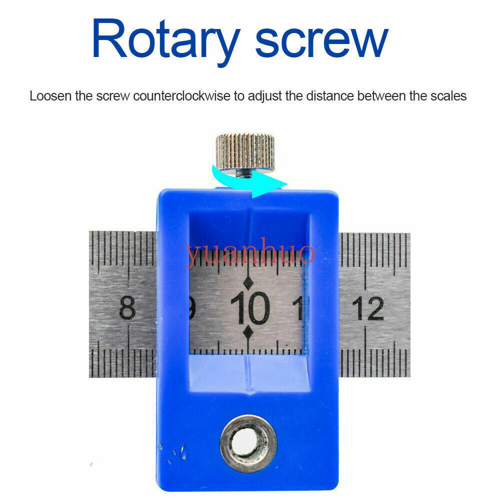 Cabinet Hardware Jig Adjustable Punch Locator Handle Template Tools Drill Guide