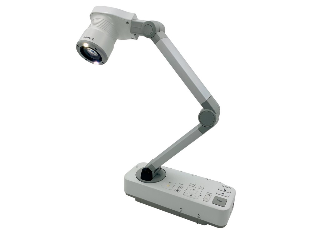 Epson ELPDC20 Digital CMOS Document Camera Visualiser USB 2.0 HDMI No AC Adapter