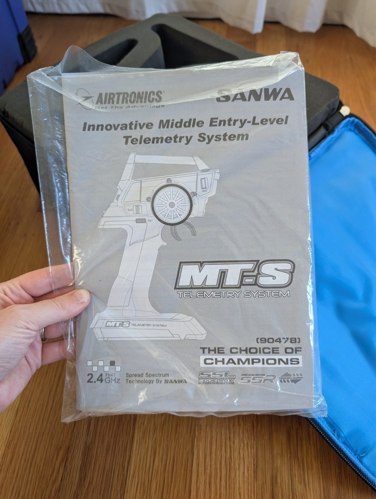 Airtronics Sanwa MT-S Transmitter With Carrying Case