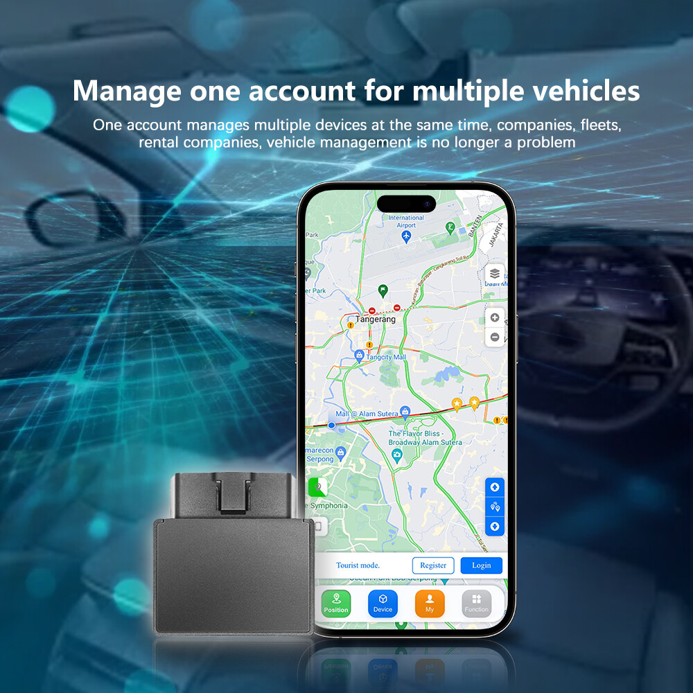 GPS Vehicle Tracking Device OBD Tracker Real Time Vehicle Tracking Device 4G LT