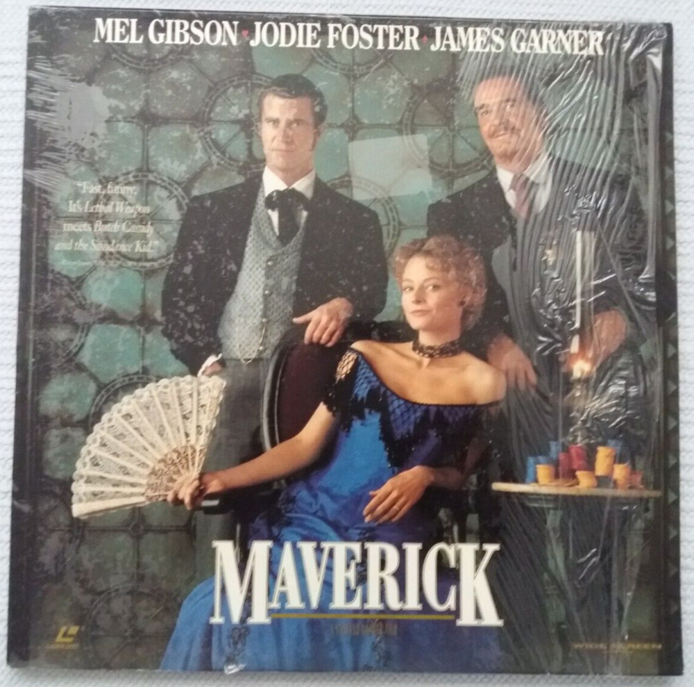 Maverick | US NTSC Laserdisc | 2 Disc Widescreen | Mel Gibson