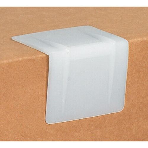 2 1/2" x 2" - White Plastic Strap Guards - 1000 Per Case