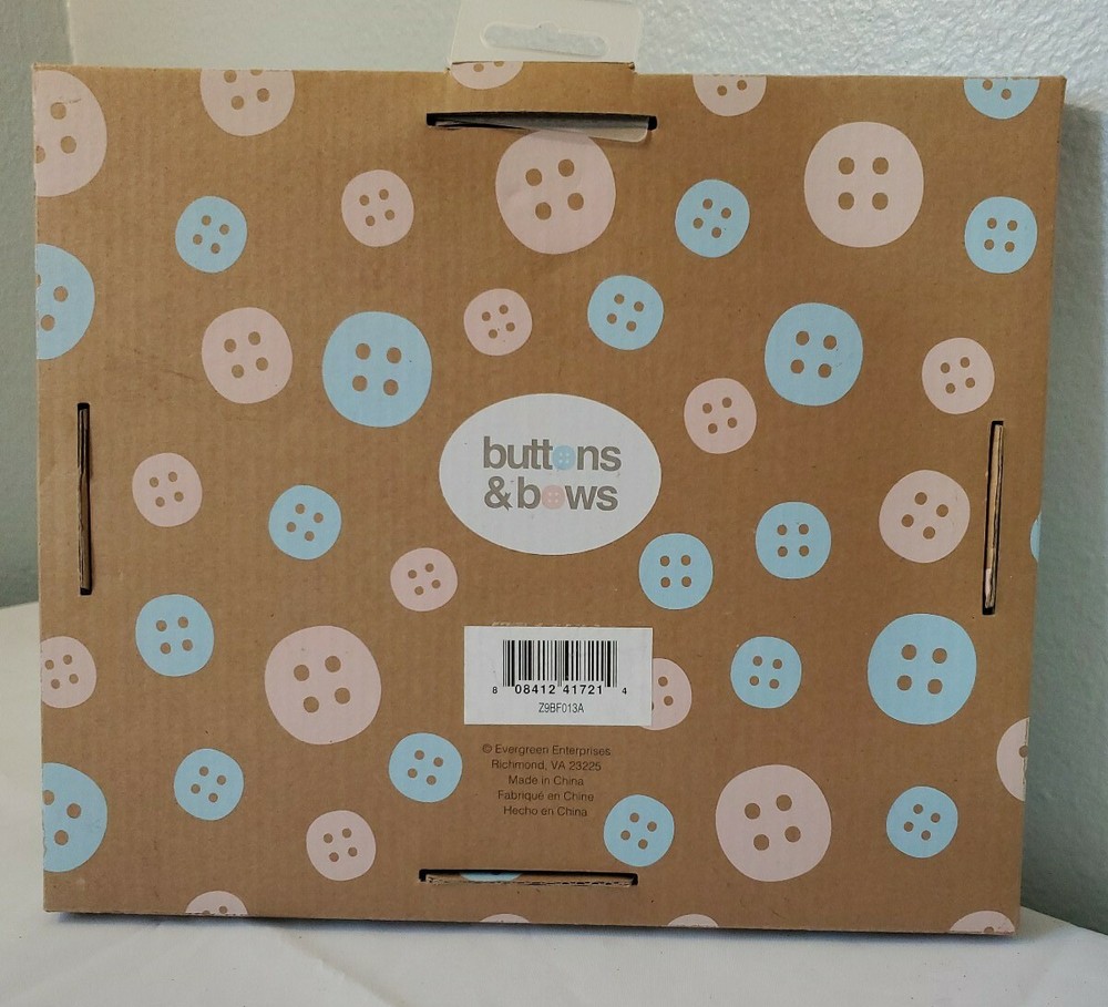Buttons & Bows Picture Frame 6"X 4" picture size.