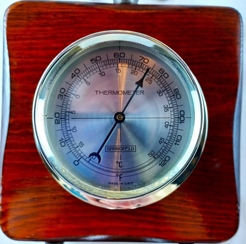 Wall Indoor Thermometer Barometer Humidity Guage Springfield Eagle