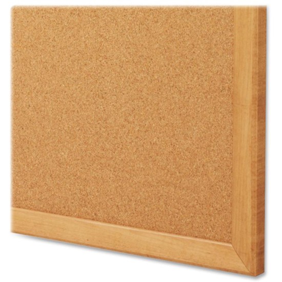 Sparco SPR19071 Cork Board 72x48 Oak Frame
