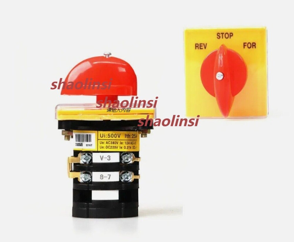 1PC Milling Machine 3 Phase Forward Reverse Switch  Mill Motor Part