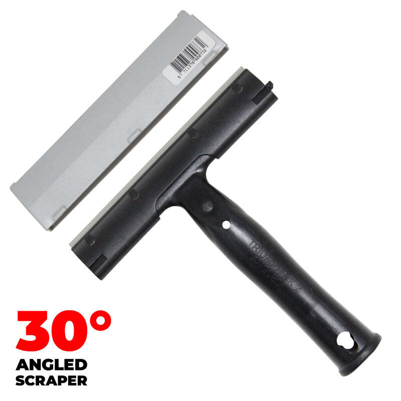 Triumph MK2 6-Inch/15cm Angled Window Scraper (Black)
