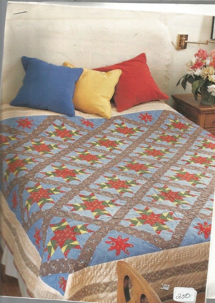 A0201  ODD FELLOWS CROSS QUILT PATTERN/INSTRUCTIONS