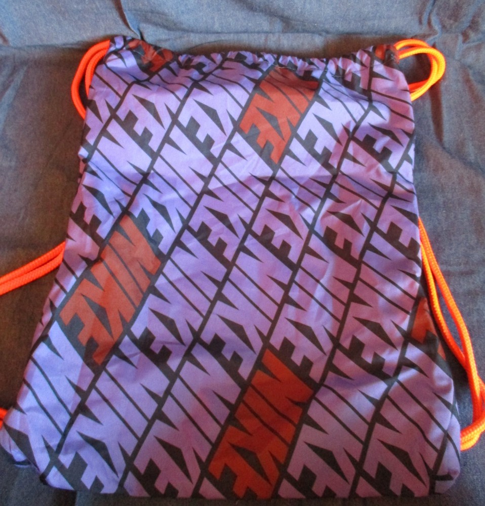 Nike Multicolored Polyester Drawstring Cleat Gym Bag
