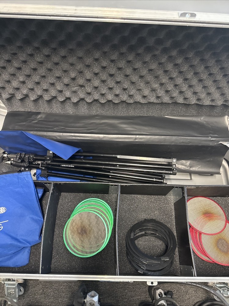 ARRI 650 Plus 2-Light Kit w/ Case, Barn Doors, Scrims, Cables – Tested