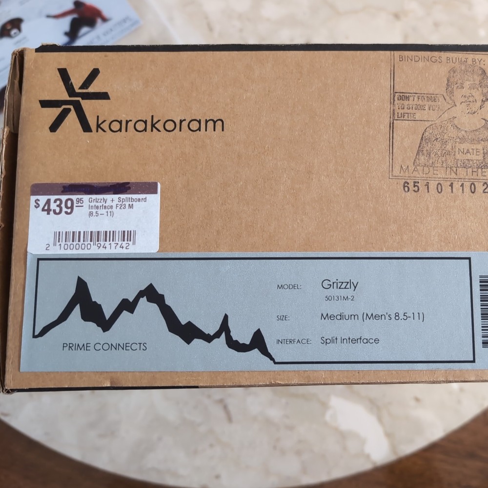 Karakorum Grizzly Splitboard Bindings Size M