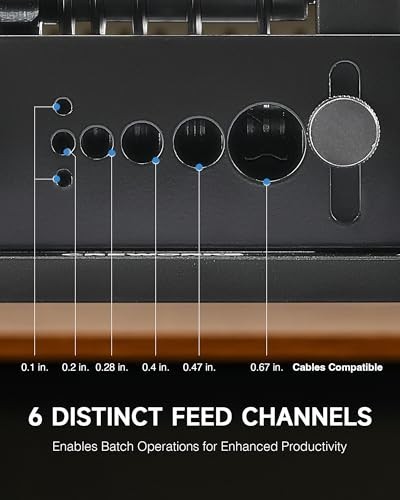 Manual Wire Stripping Machine - Drill Powered Cable Stripper Tool, 6 Channels, 5