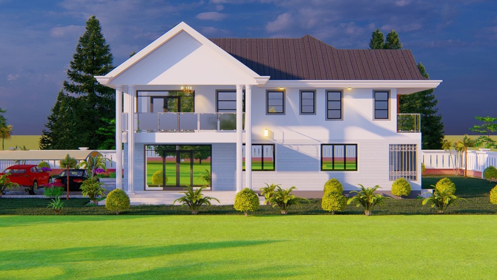4 Bedroom House Plan [modern ]