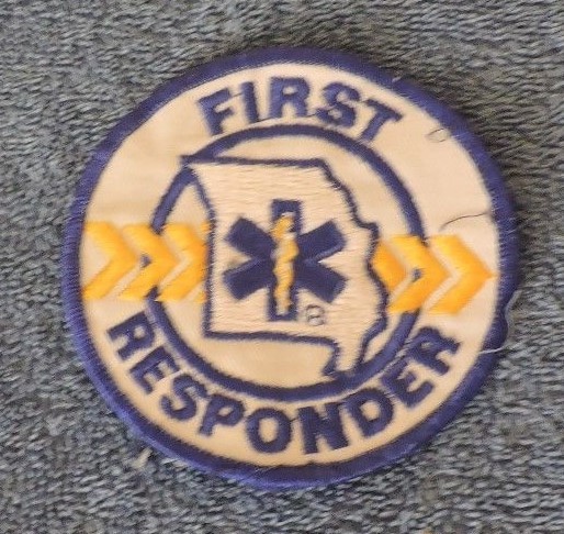 First Responder Round Patch 3 1/4"