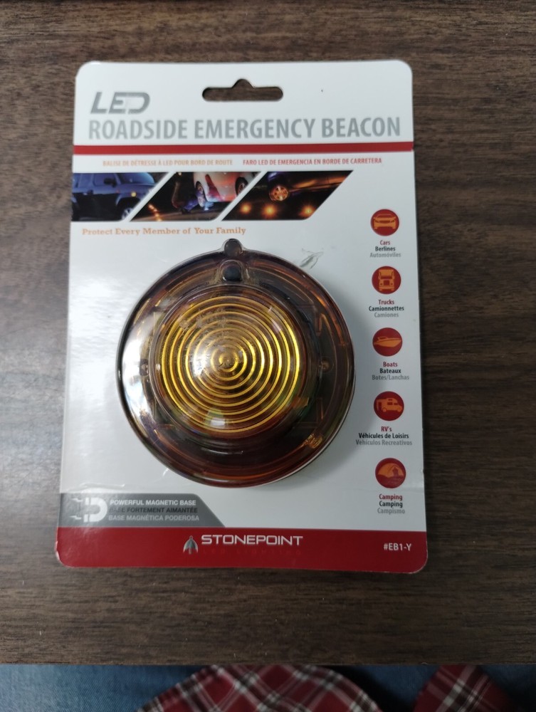 Stonepoint LED Roadside Emergency Beacon EB1-Y