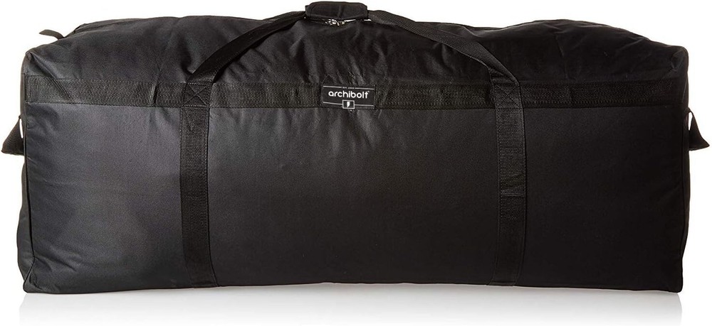 50" Duffle Bag - Heavy Duty Polyester - Lockable Zippers - Compact Storage