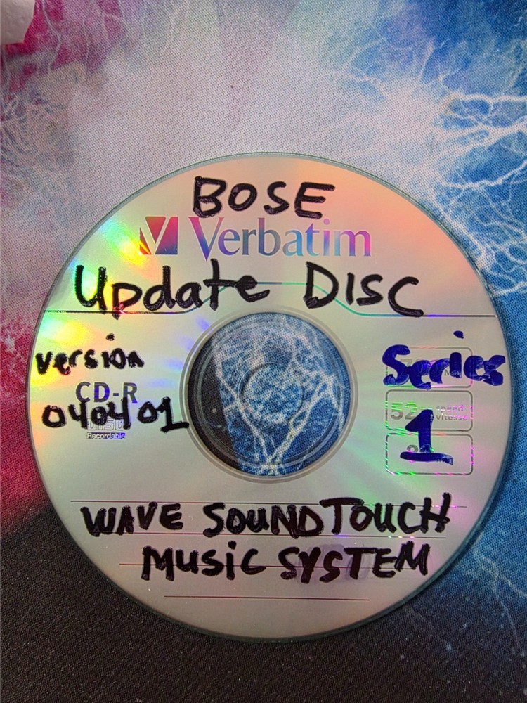 Bose Wave SoundTouch I Update Disc Latest Firmware, fix PLEASE UPDATE error