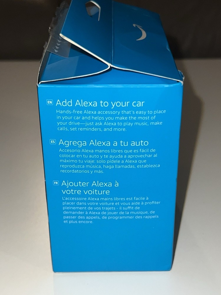 Amazon Echo Auto 2nd Gen Smart Car Assistant 2022 Release Black OPEN BOX