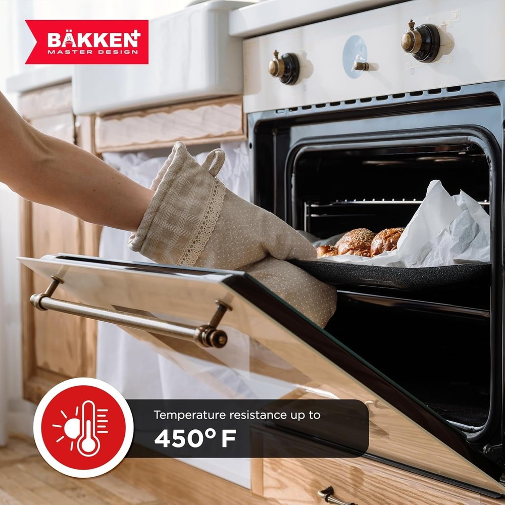 10-Piece Bakeware Sets Nonstick Carbon Steel Baking Sheet & Pans Stackable