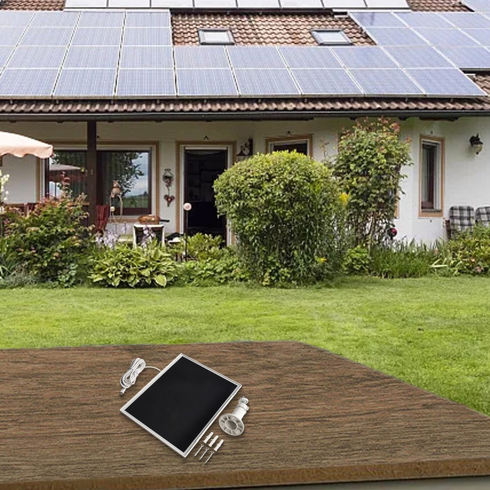 All Inclusive Package 10W Solar Panel with Charging Options for Easy Setup