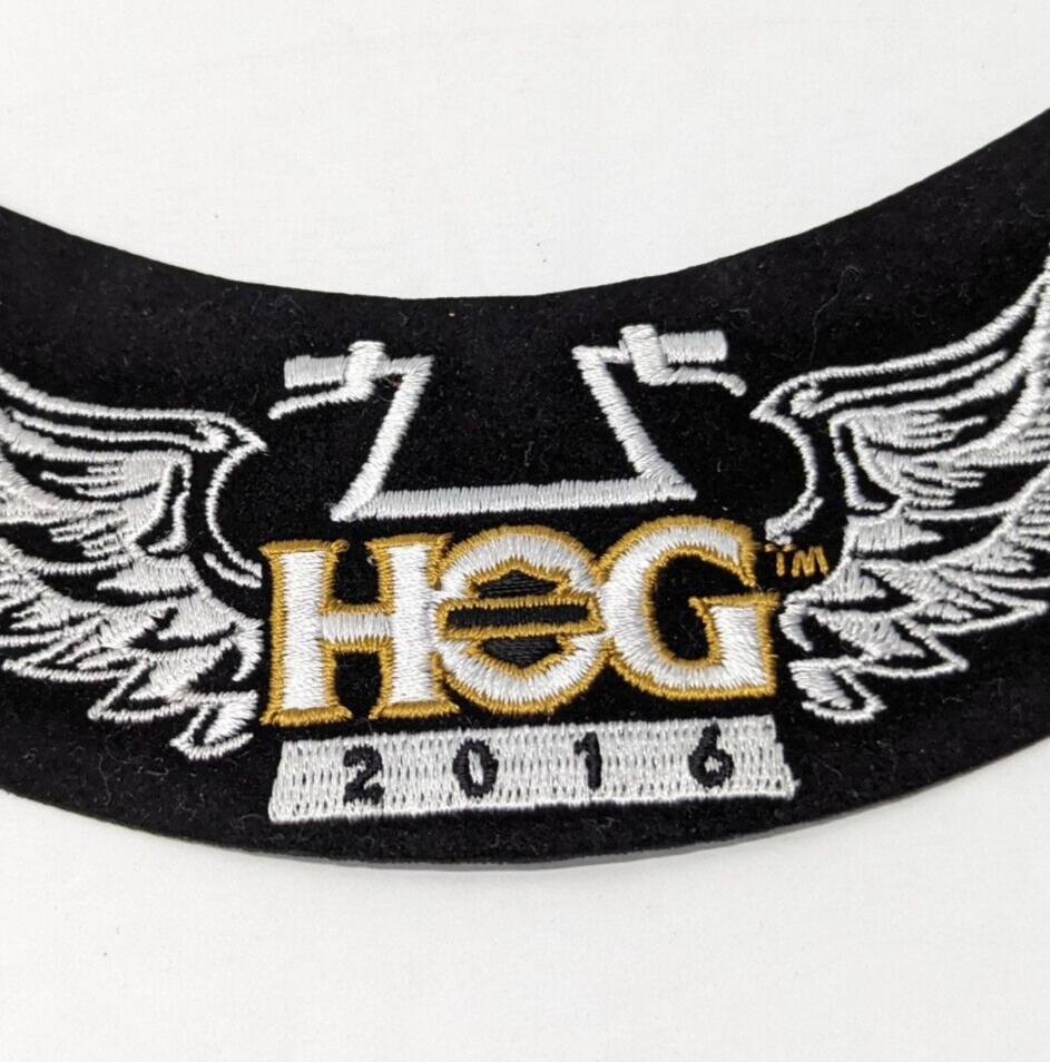 Harley Davidson HOG Harley Owners Group Vest Jacket Patch 2016