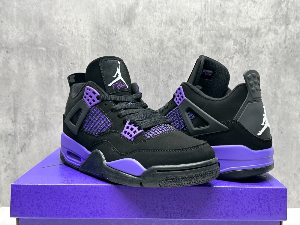 AJ4 Retro Purple Thunder Shoes