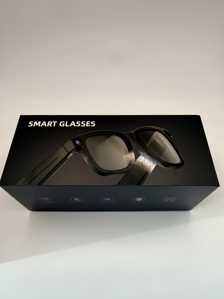 Smart Glasses with Camera Video  Supports iOS Android