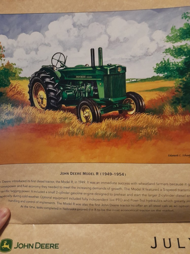 John Deere 2008 Calendar Good Preowned Condition