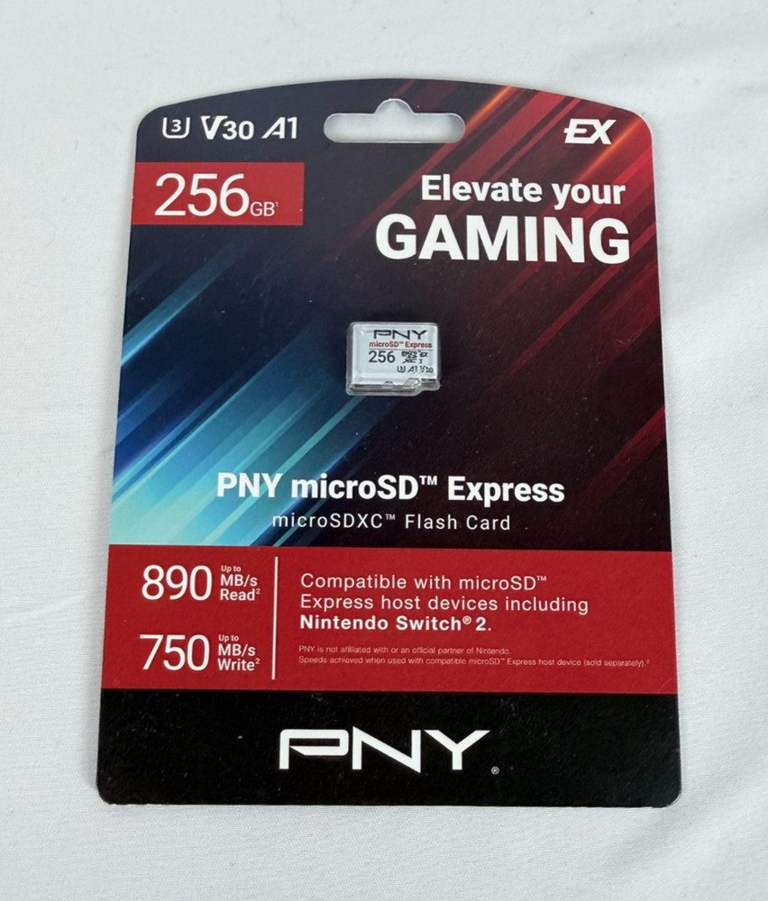 PNY microSD Express microSDXC Flash Card - 256GB