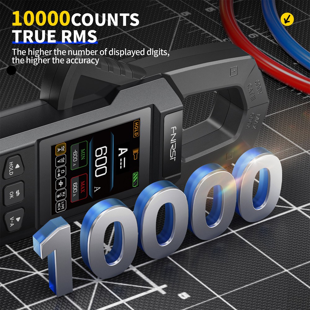 DMC-100 Current Clamp Meter, 600A Digital Multimeter