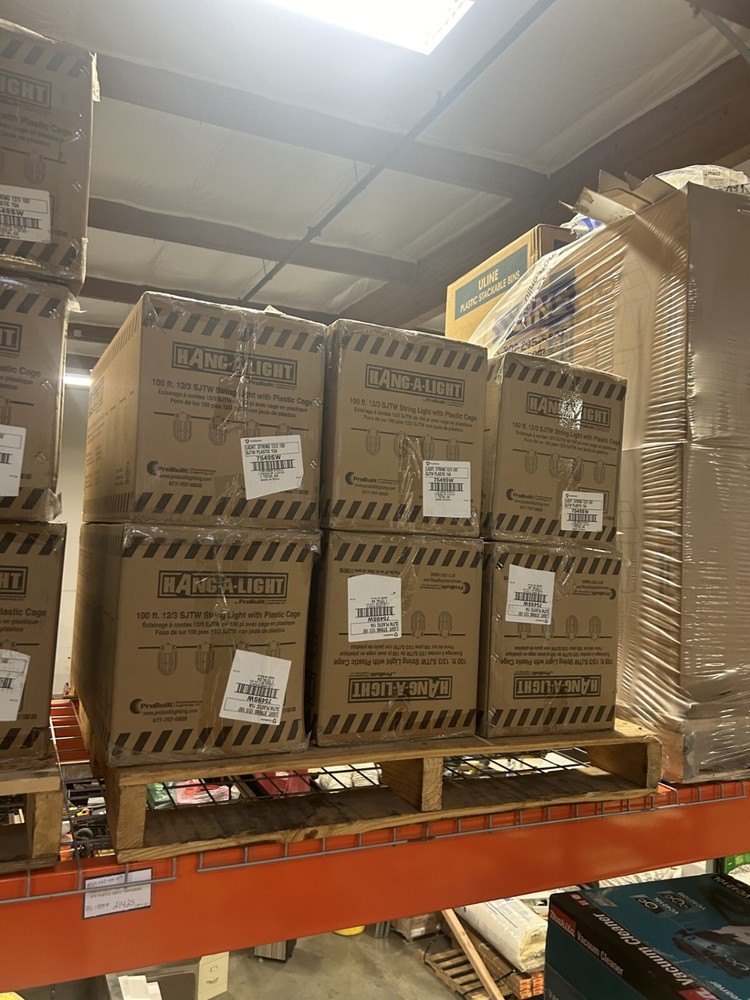 12/3 100' SJTW PLASTIC CAGE STRING LIGHT