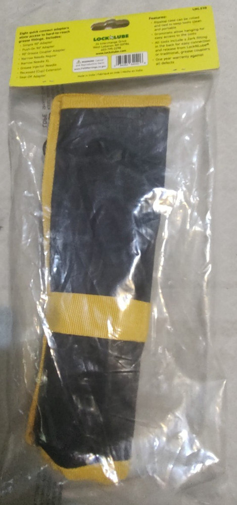 LockNLube 8-Piece Quick-Connect Greasing Accessory Kit New Sealed
