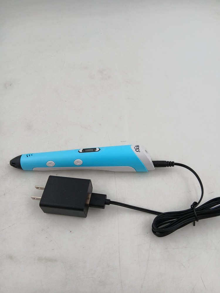 General Scrib3D 3D Printing Pen FDM Blue W/ Power Adapter Drawing Tool