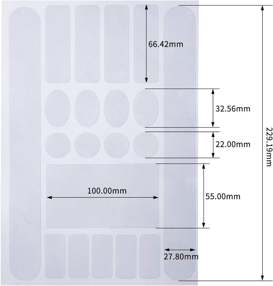 Outus 3 Pieces Bicycle Chainstay Protector Decal Chainstay Frame Guard Adhesive