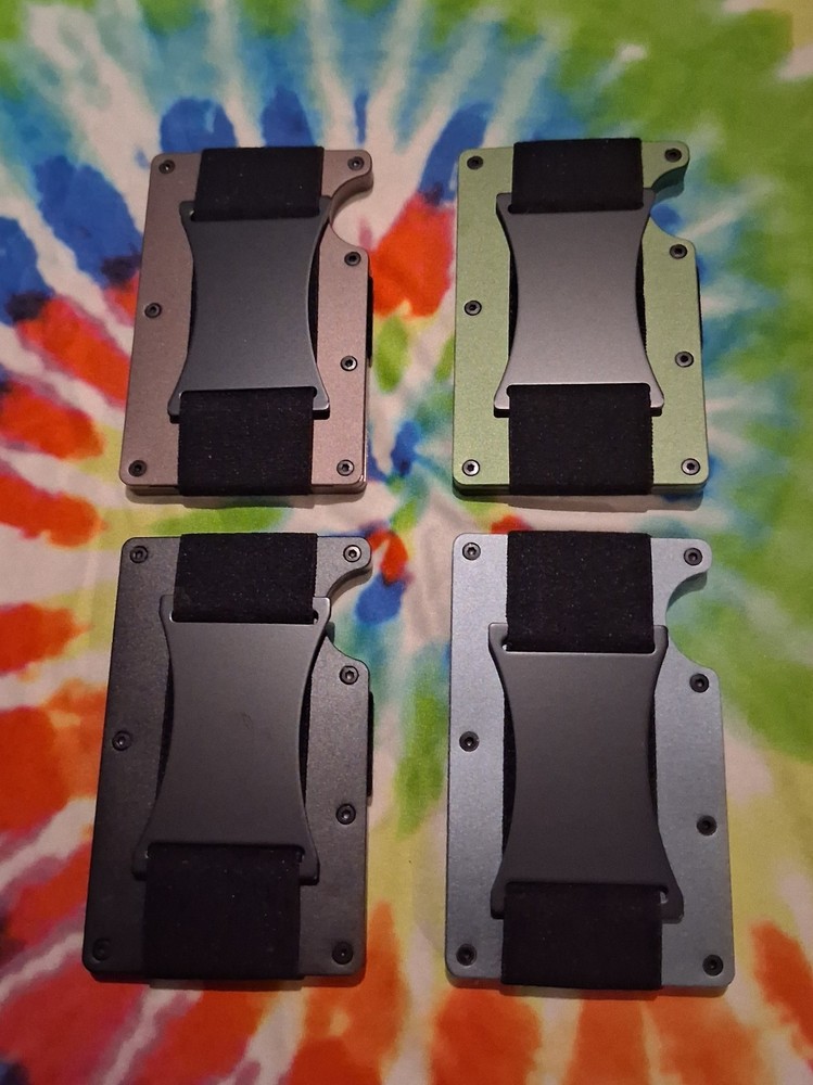 Grateful Dead Steal Your Face Slim RFID Blocking Wallet 4 Pack Set V1