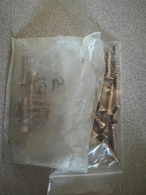 3 STANLEY VINTAGE OLIVE HINGES US10 LEFT HAND