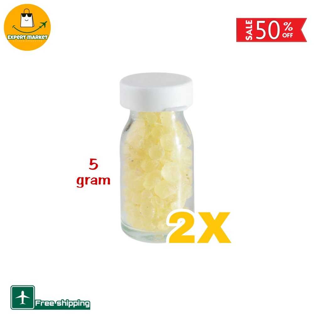 2x 5g of mastic PREMIUM QUALITY مستكة نخب درجة اولى - حب قارورة صغيرة