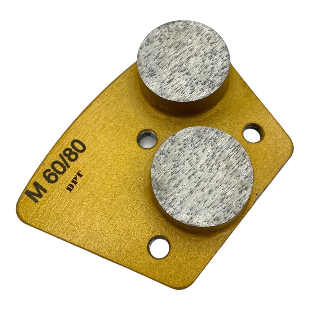 3 pack Trapezoidal Grinding Discs for Bolt-on Concrete Floor Grinder Medium Bond