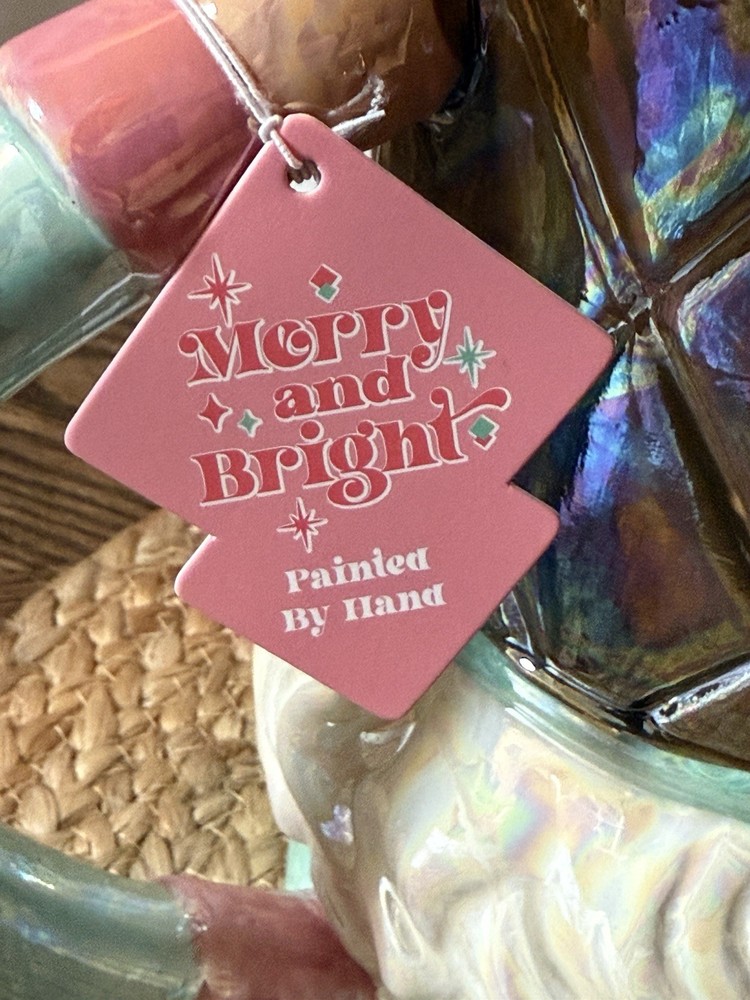 Iridescent Nutcracker Pitcher Pink Pastel